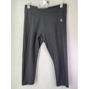 Fila XXL Leggings‎ Yoga Pants Athleisure Activewear Stretch Gray